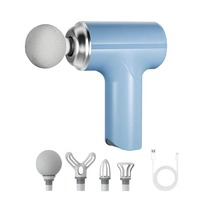 Portable Rechargeable Vibration Fascia Massager 6-speed Mini Muscle Relaxation Massager Professional Wireless Cervical Massager