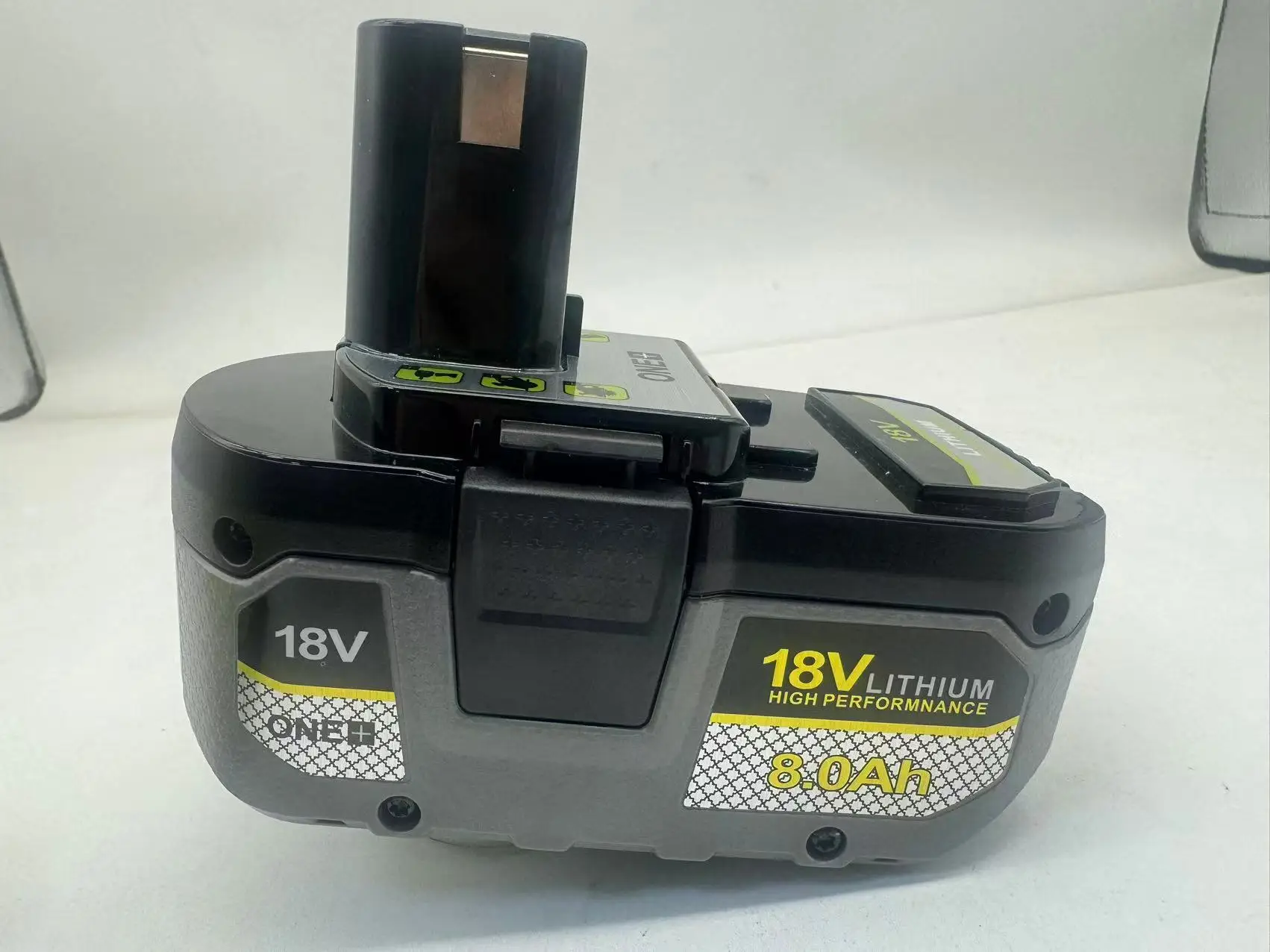 RYOBI P108 18V 8.0Ah High Capacity Lithium-ion Battery Replacement Works with P203 P204 P210 RB18L50 RB18L20 Series