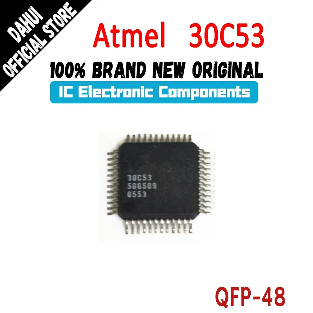 

Atmel 30C53 IC MCU Chip QFP-48