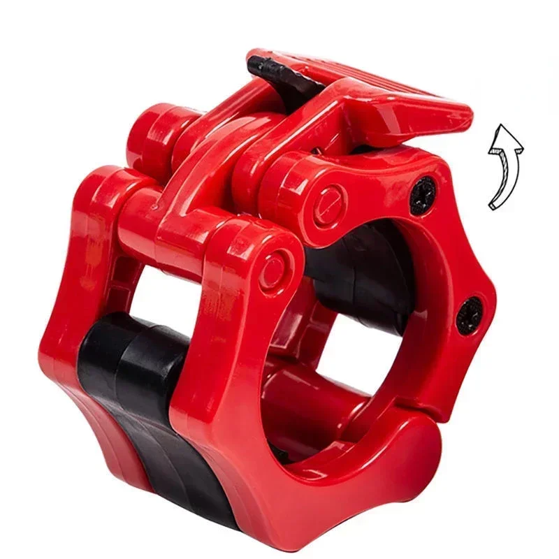 1Pair Pro Dumbbell Barbell Bar Clip Collar Barbell Lock Clamps Quick 50mm Chuck Weight Lifting Bar Gym Dumbbell Body Building