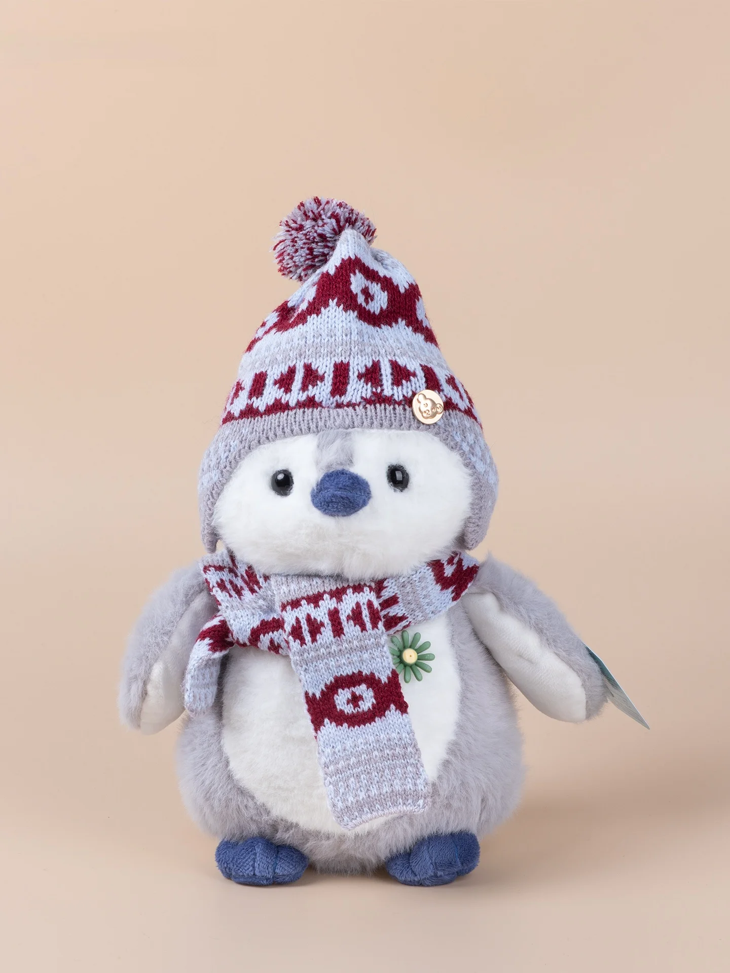 

Annclt ey Super Soft Plu Penguin Doll with Hat Scarf Toy Animal Stuffed Toy for All Ages Preorder Original Version