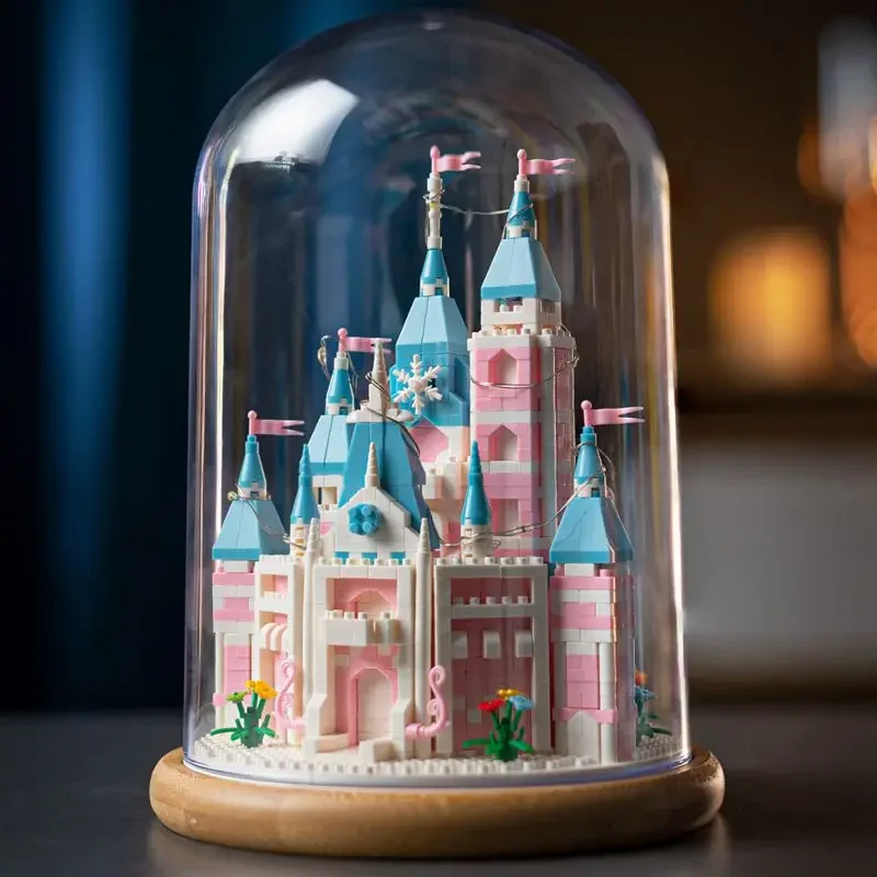 الخيال الأميرة القلعة اللبنات نموذج مجموعات DIY الطوب تجميعها الكلاسيكية الإبداعية فيلا منزل حديقة الاطفال DIY اللعب الهدايا #5