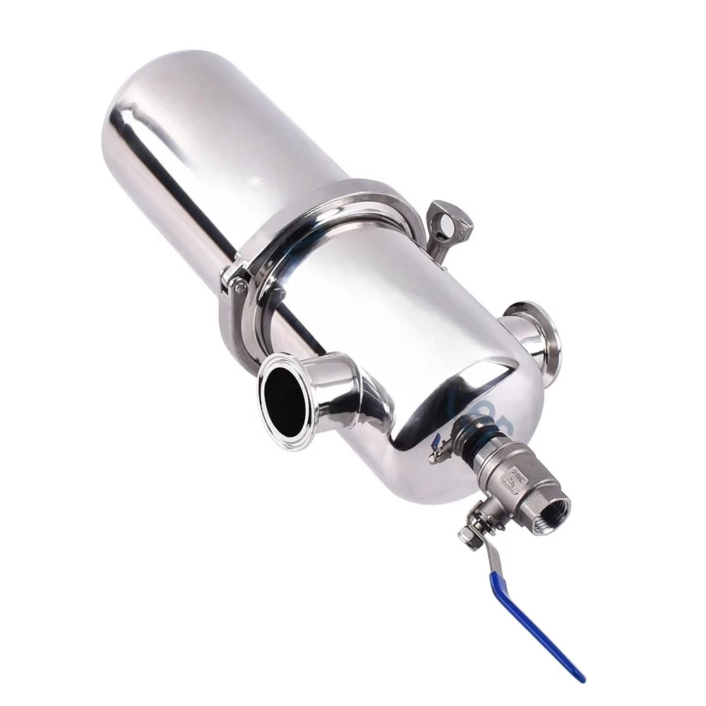 New Condition Industrial Filtration Equipment 2 Micron Fine Vacuum 10 Bar Pressure Air Compressor Pipeline Steam Filter