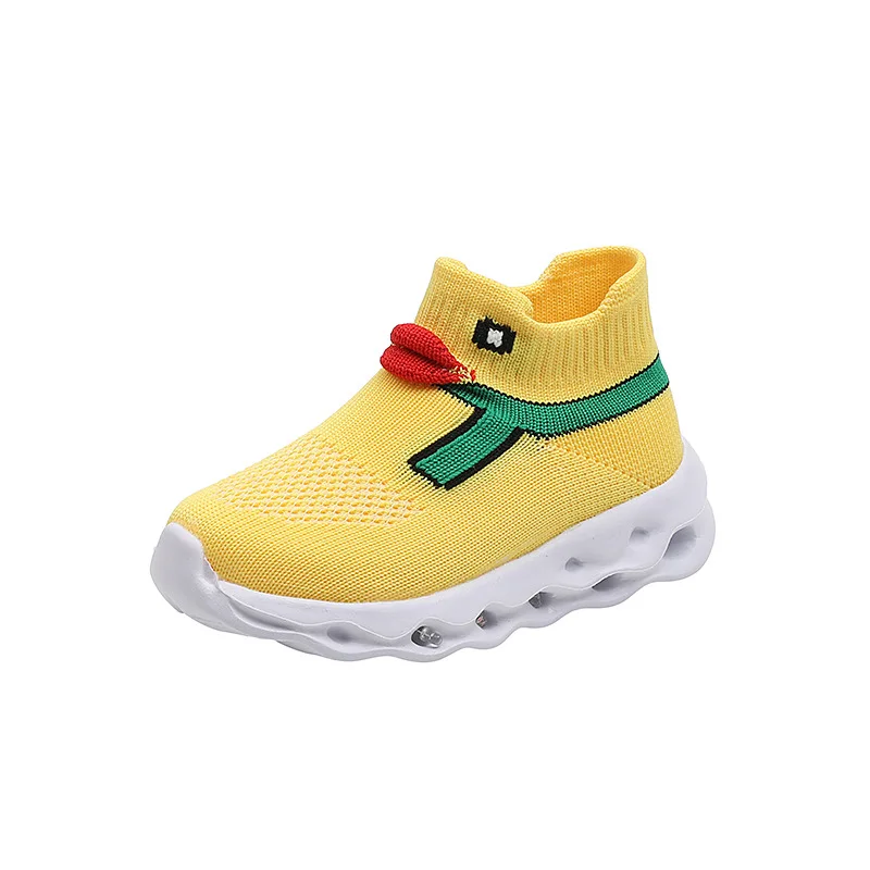 Zapatillas LED Light Child Luminous Shoe New Cute Girl Sports Shoe Cartoon Boy Casual Shoes Breathable Child Shoes Kid Sneakers