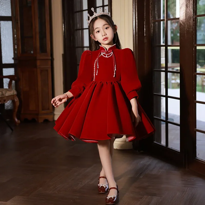 Elegant Girl Dresses for Girls Graduation Child Girl Evening Dress Girls Dresses 2 to 8 Years Girl\'s Ceremonial Dress Party Baby