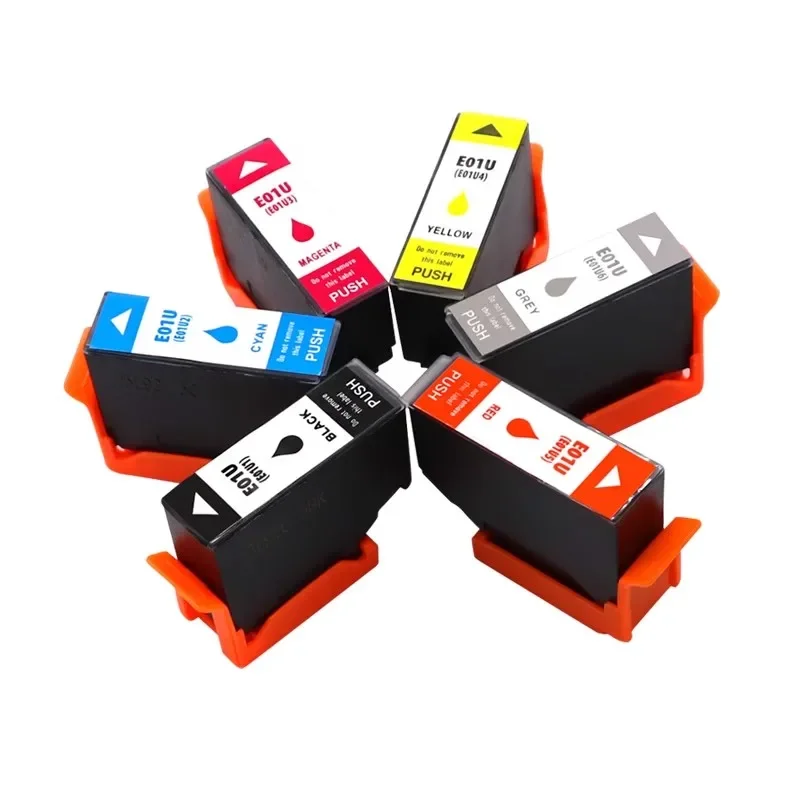 1Set 01U T01U1 T01U2 T01U3 T01U4 T01U5 T01U6 Premium Compatible Ink Cartridge for Epson XP-15010 XP-15080 A3 Printer with Chip