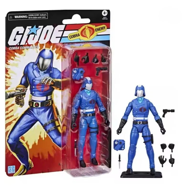 

New Original Hasbro G.I. Joe Classified Series Retro Cardback Cobra Commander Action Figure Model Toys Gift
