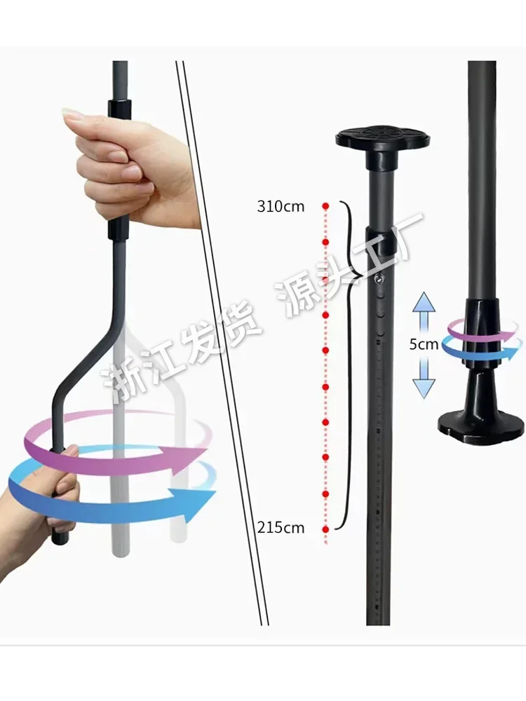 Store awning non-punching folding telescopic canopy shop facade awning eaves household balcony curtain hand crank