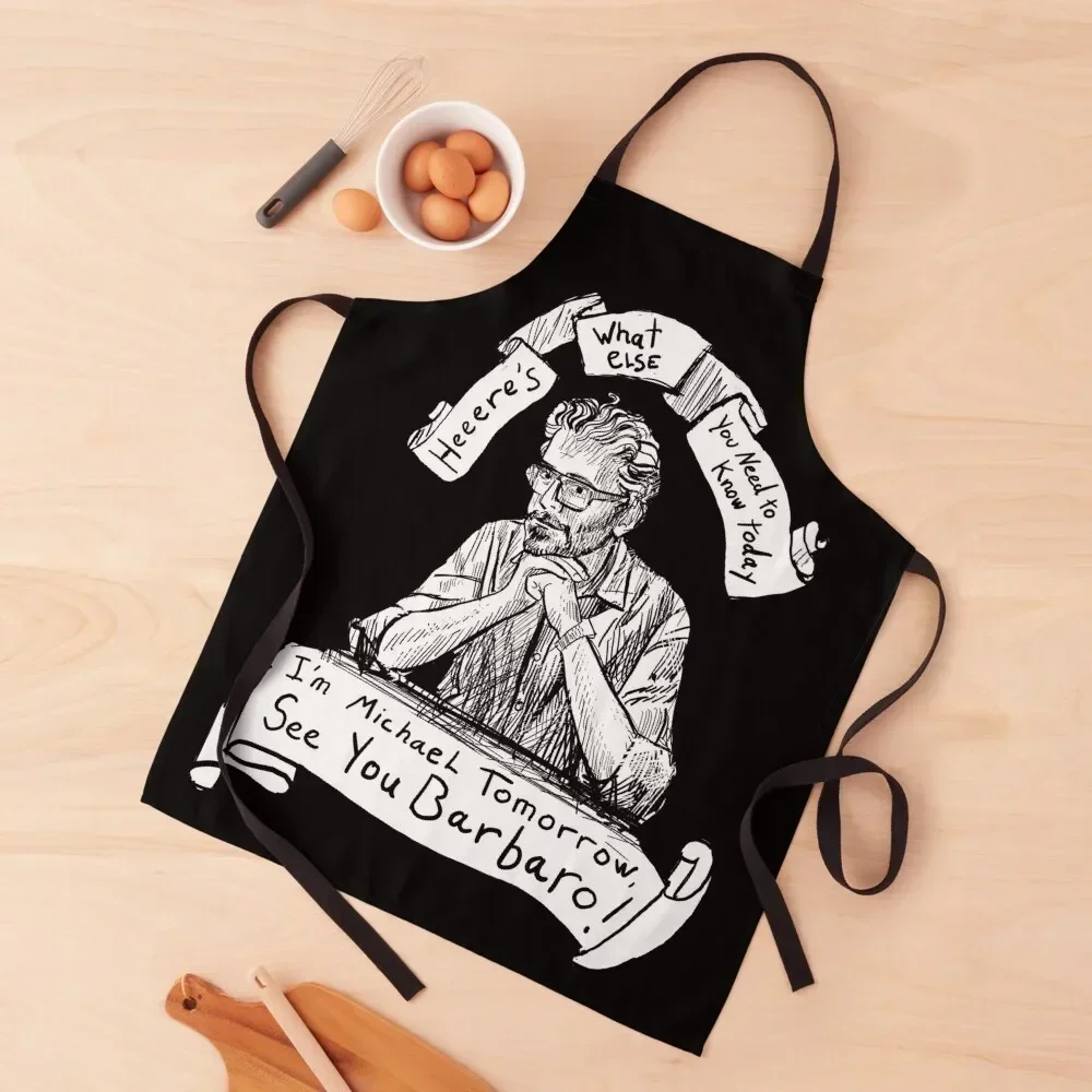 Michael Barbaro Apron Women's Kitchen Kitchen Apras For Women barber men Apron