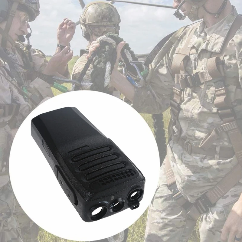 Carcasa de repuesto para walkie-talkie de Radio Motorola XIR DP1400 P3688 DEP450 DEP-450 con botones canal Dropship