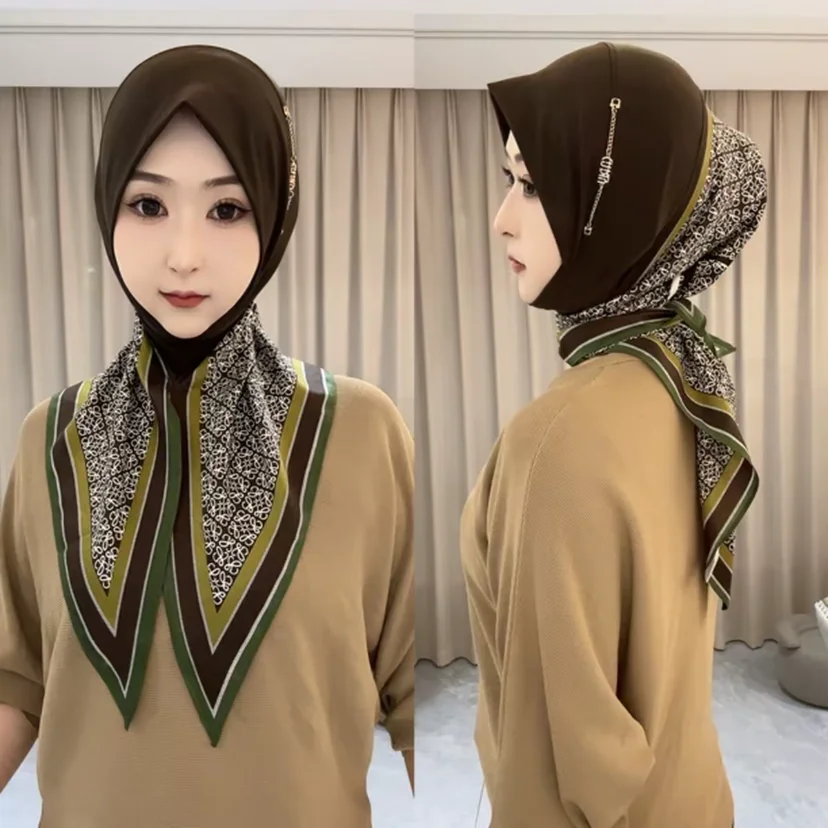 Picture 4: Triangle Scarves New Muslim Head Cover Girls Hijab Ready