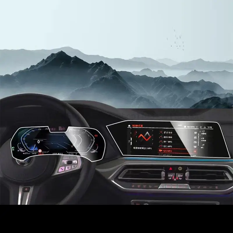 

Защита экрана из закаленного стекла для BMW X5 MK4 G05 2019 ~ 2022, аксессуары для автомобильного навигационного прибора с защитой от царапин