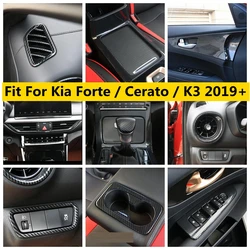 ABS Window Lift Button Light Switch Decor Panel Dashboard Air Vent AC Outlet Cover Trim For Kia Forte / Cerato / K3 2019 - 2023