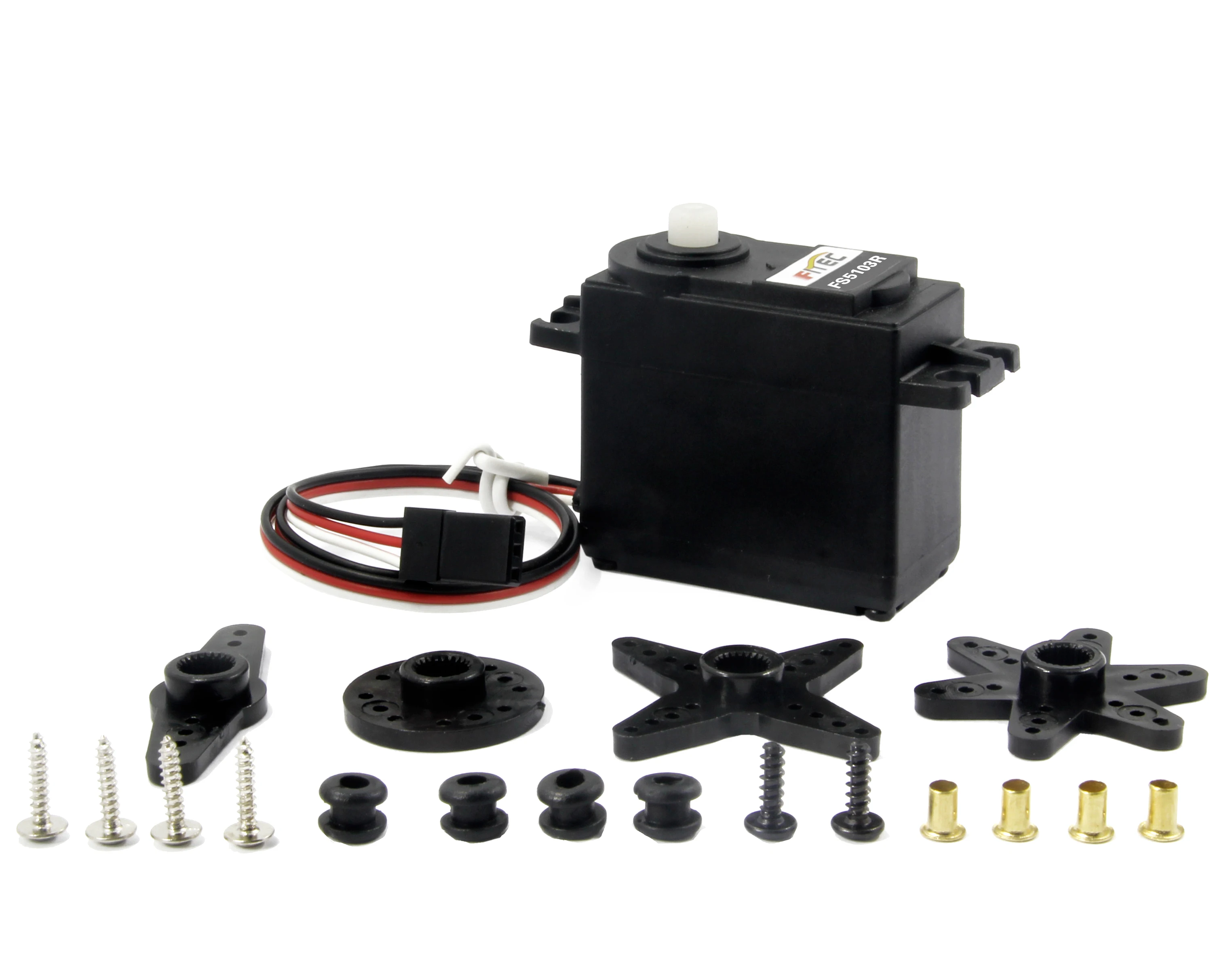 360 Degree Continues Rotation 3kg Torque RC Servo  Low Weight FS5103R for 450 RC Helicopter Analog Drone Education Kits Plane