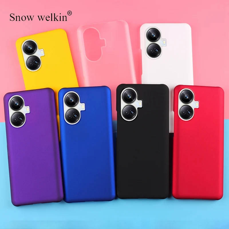 Matte Hard Plastic Case Cover For Realme 9 10 Pro Plus 5G GT2 GT Neo Neo2 2 3 3T SE X7 X50 Explorer Master Pro Back Phone Cases