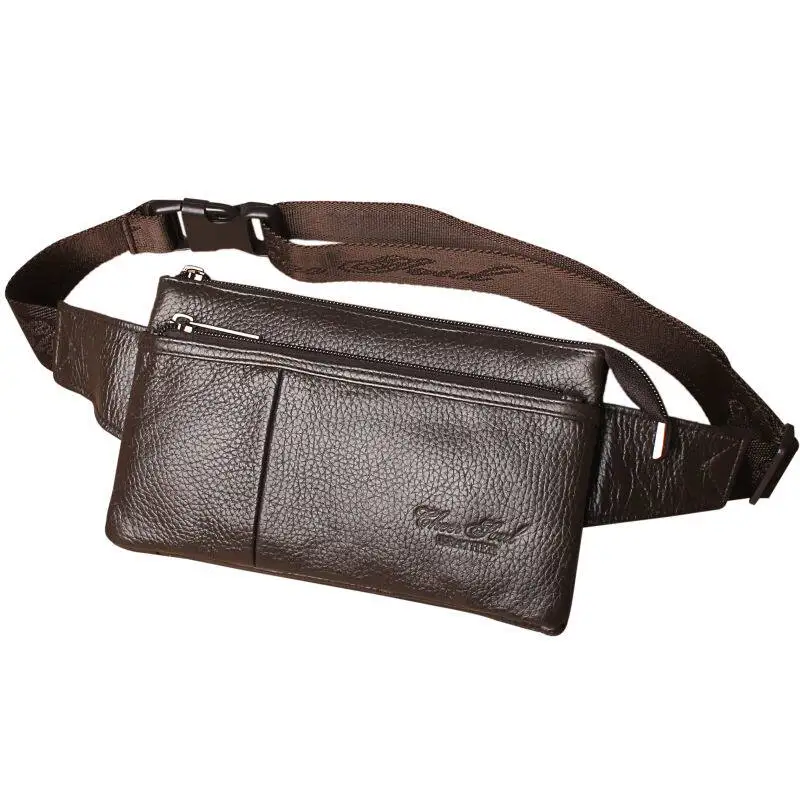 leather-fanny-pack-men's-multifunctional-cowhide-chest-bag-invisible-casual-bag-super-thin-travel-bag-leisure-travel-bag
