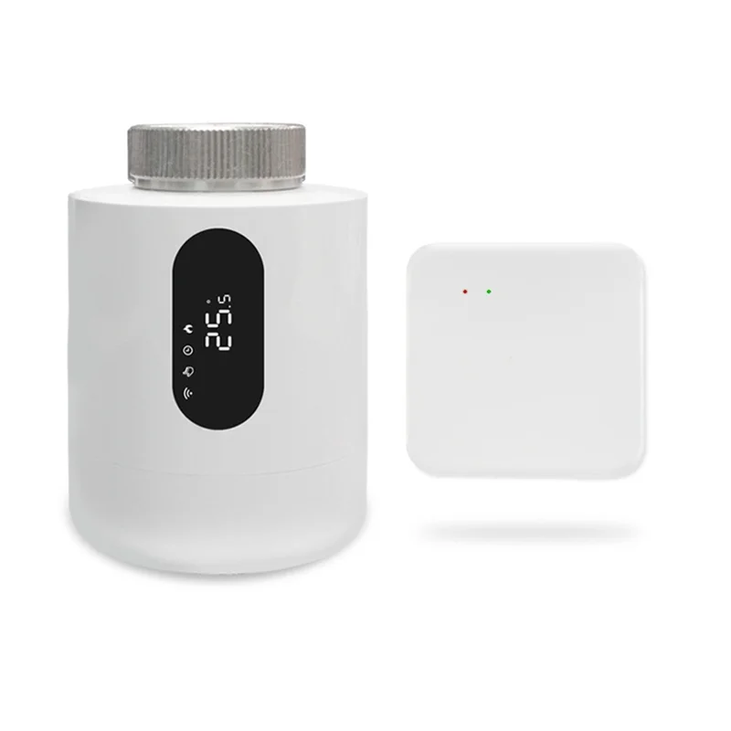 

ABKQ-программируемый регулятор температуры Tuya Smart Zigbee 3,0 термостатический клапан радиатора TRV термостат радиатора с воротником