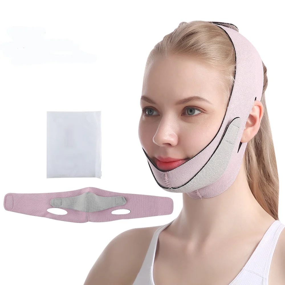 Reusable Face Slimming Bandage V Line Face Shaper Women Chin Cheek Lift Up Belt Facial Massage Strap Face Skin Care Beauty Tools