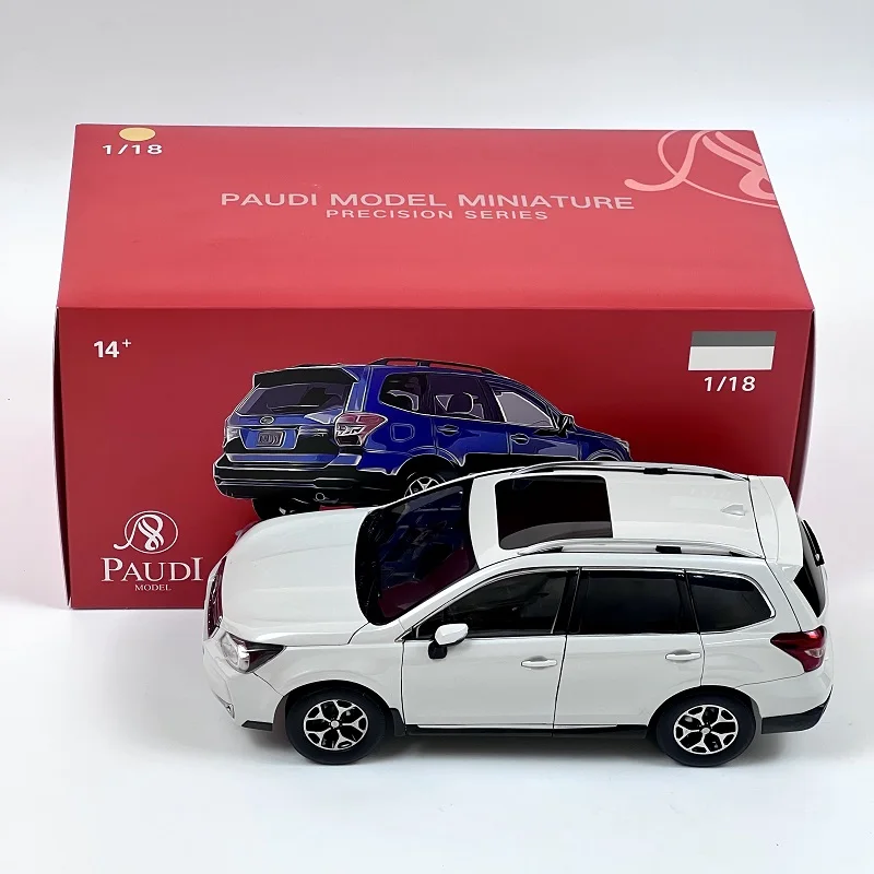 Paudi 1:18 Scale Subaru Forester XT 2015 Diecast Miniature Model Car 1/18 Simulation Alloy Vehicle Model Toy Adult Collection