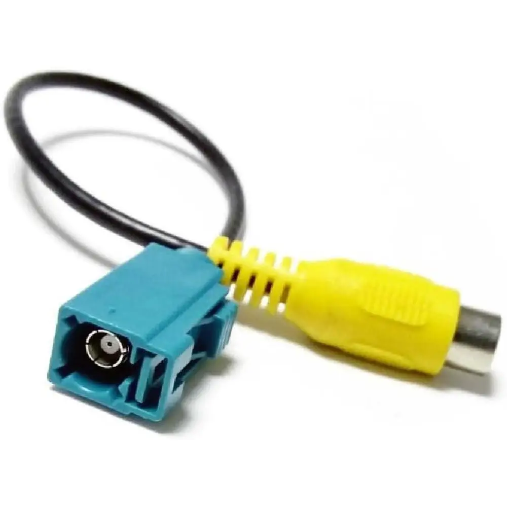 

30CM Car Reversing AV-IN Camera Video Connection RCA Parking Adapter Cable Car Wiring Accessories For VW Benz Volvo Ford