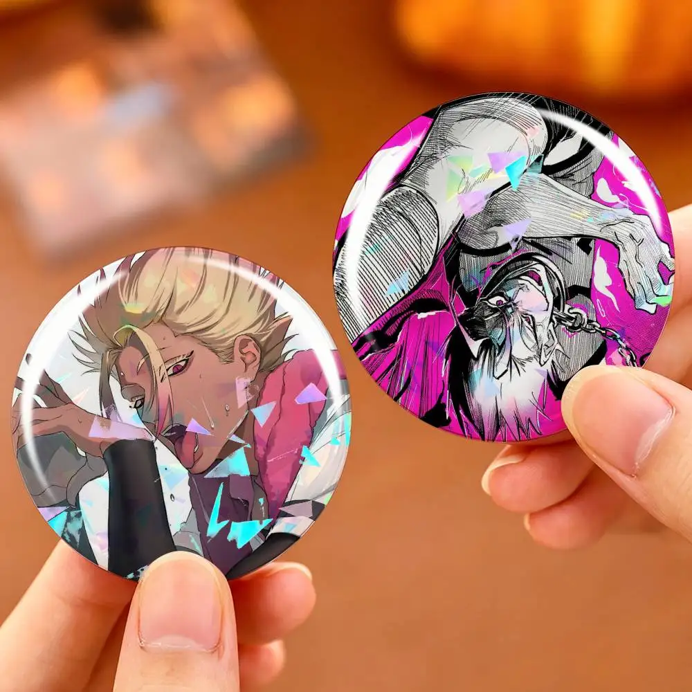 Anime R-Ryusei S-Shidou Soccer boy Custom Tinplate Round Button Badge Pins Brooches