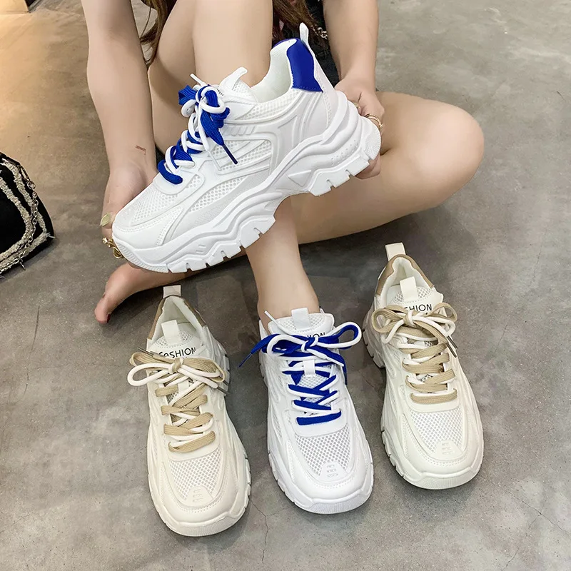 

Platform Dad Shoes Women2025Spring New Trendy Casual Shoes Fashion Student Sports Shoes