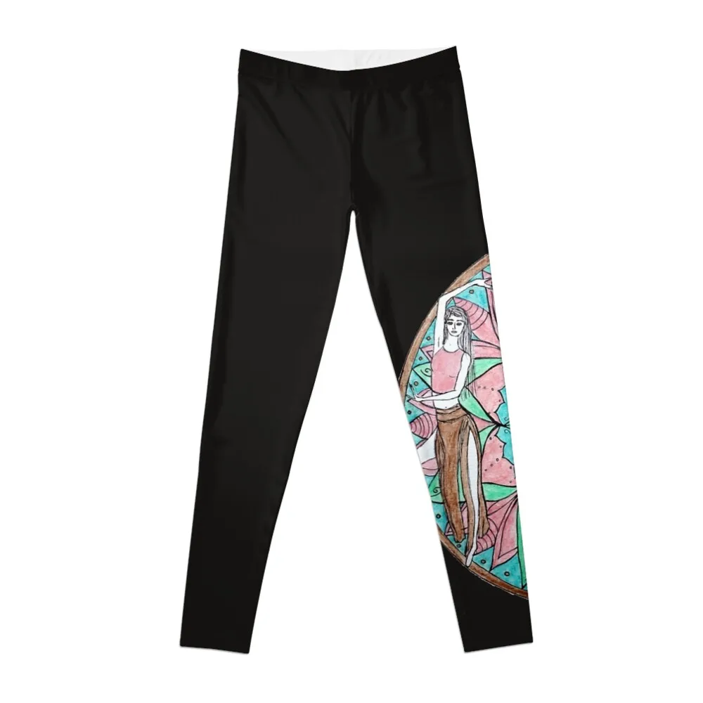 Dancer mandala Leggings leggins push up woman sports for push up Womens Leggings