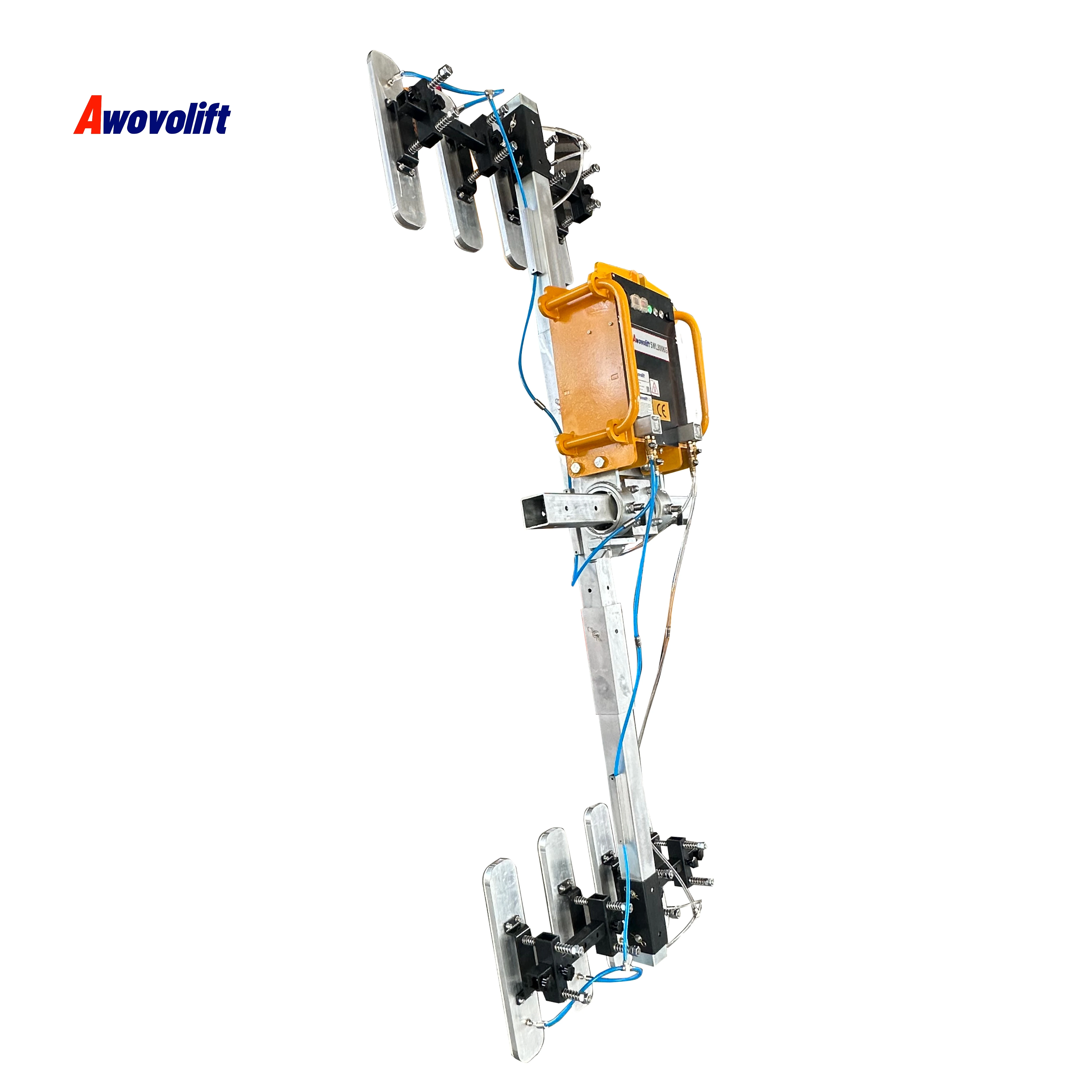 Awovolift Double Circuit Sandwich Corrugated Roof Vacuum Lifter Suction Cup Lifting Equipment 800KG Manual Flexible Extension CE