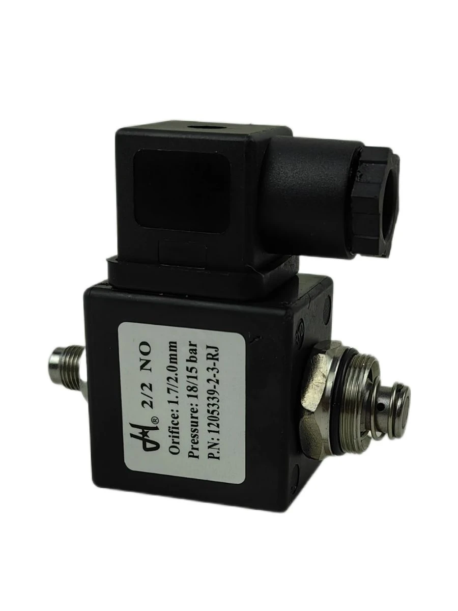 Screw air compressor solenoid valve 12053309-2-3-RJ coil Orifice 1.7/2.0mm pressure 15KG