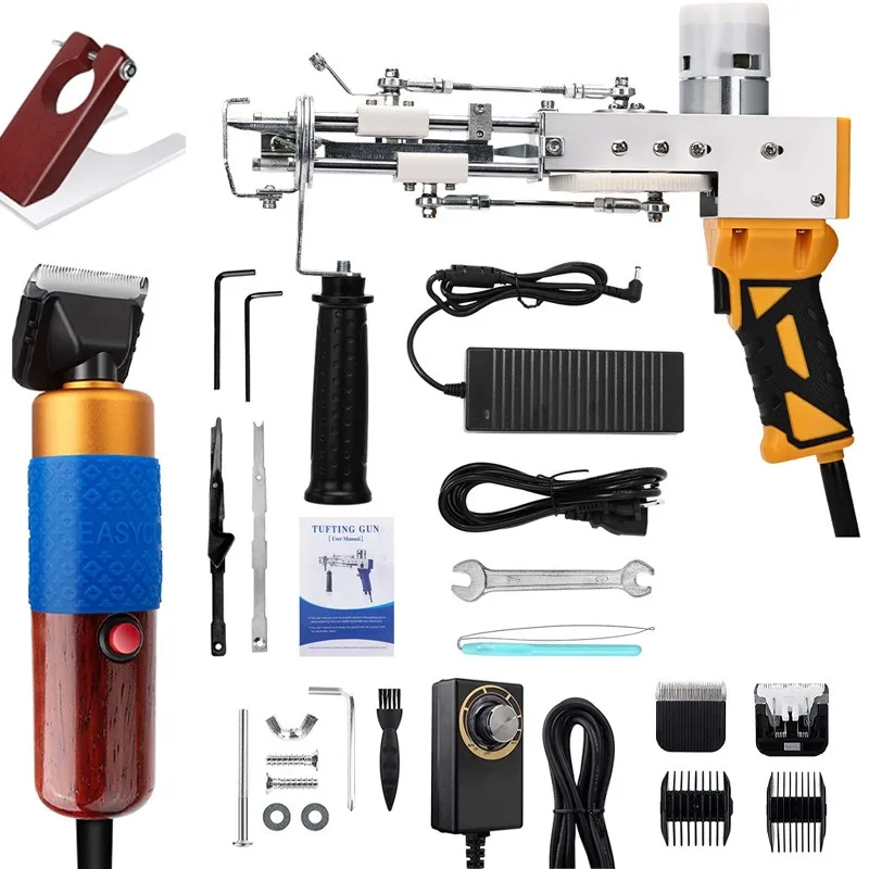 

Набор 2-в-1: Электрический пистолет для тафтинга и стрижки ковровых покрытий