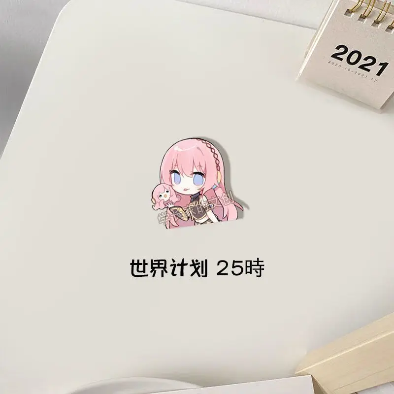 10 шт., аниме-проект Sekai Kamishiro Rui, акриловый значок, брошь, мультяшные булавки, украшение «сделай сам», рюкзак, костюмы, аксессуары для одежды