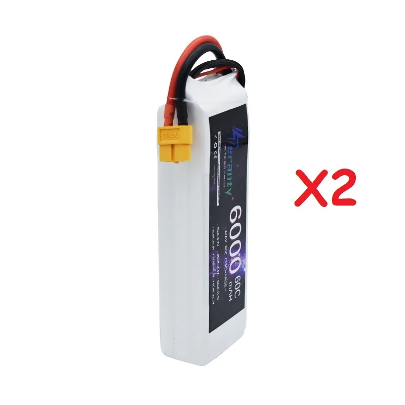 3S 11.1V Lipo Batterij 6000Mah 60c Voor Drone Rc Auto Helikopter Quadcopter Tank Boot Truggy 3S Batterij Met Xt60 Xt 90 T Ec5