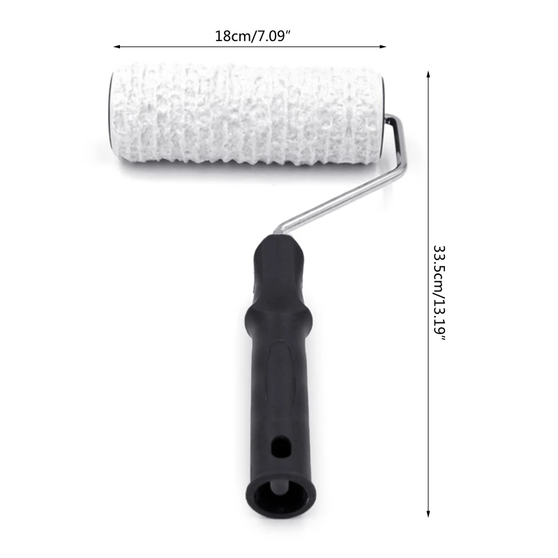 Paint Roller Wall Painting Tool Pattern Embossing Texture Airless Rubber Brushes