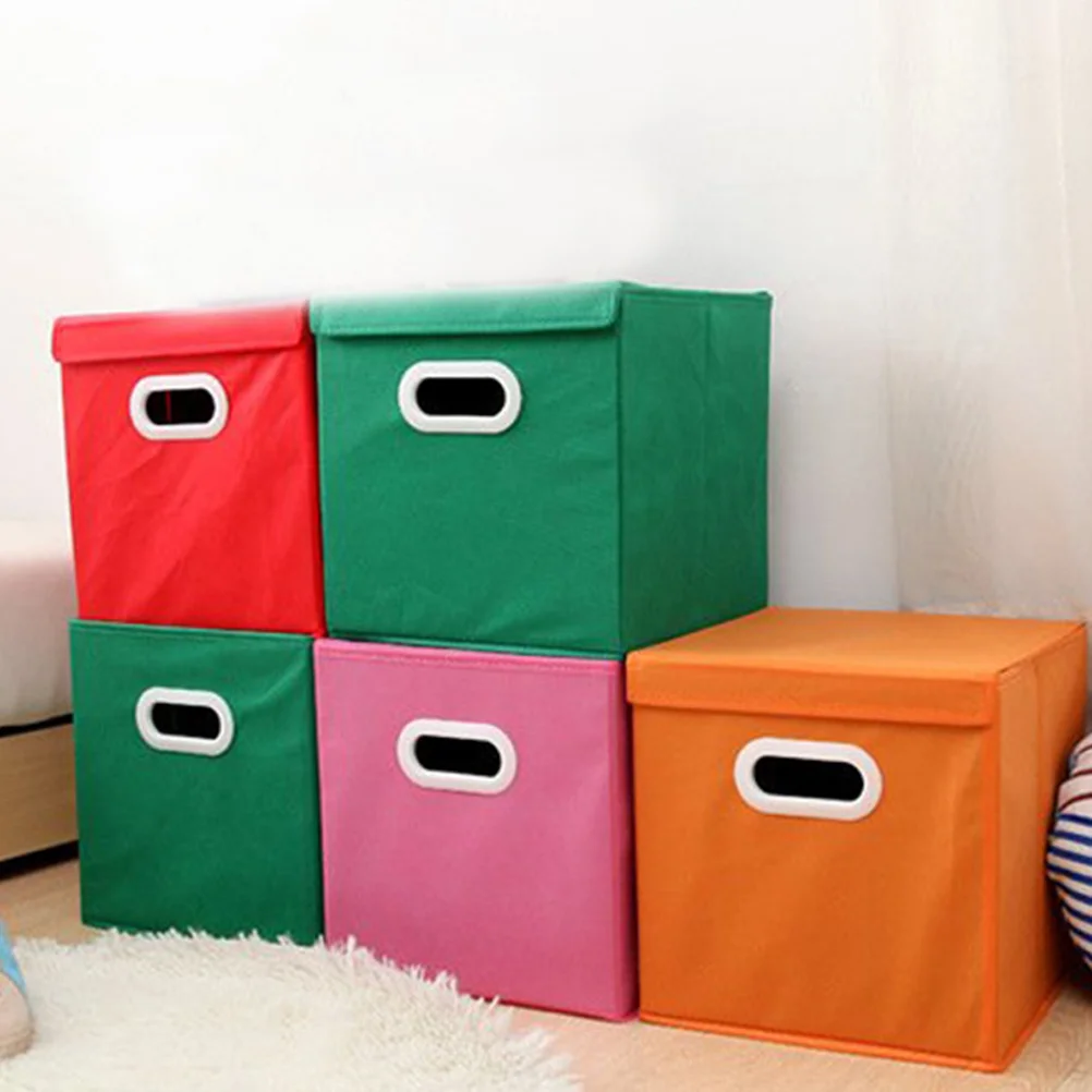 صندوق تخزين القماش منظم أخضر قابل للطي مقاوم للماء والغبار لصناديق تخزين الملابس الداخلية