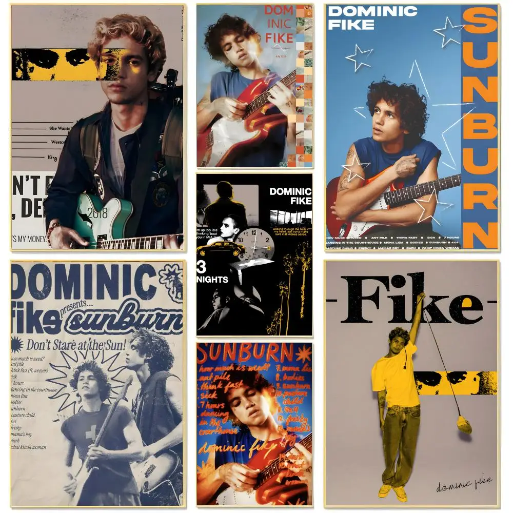 pop singer music D-Dominic Fike Poster Living Room Bedroom Decorative Print Unframed Decor