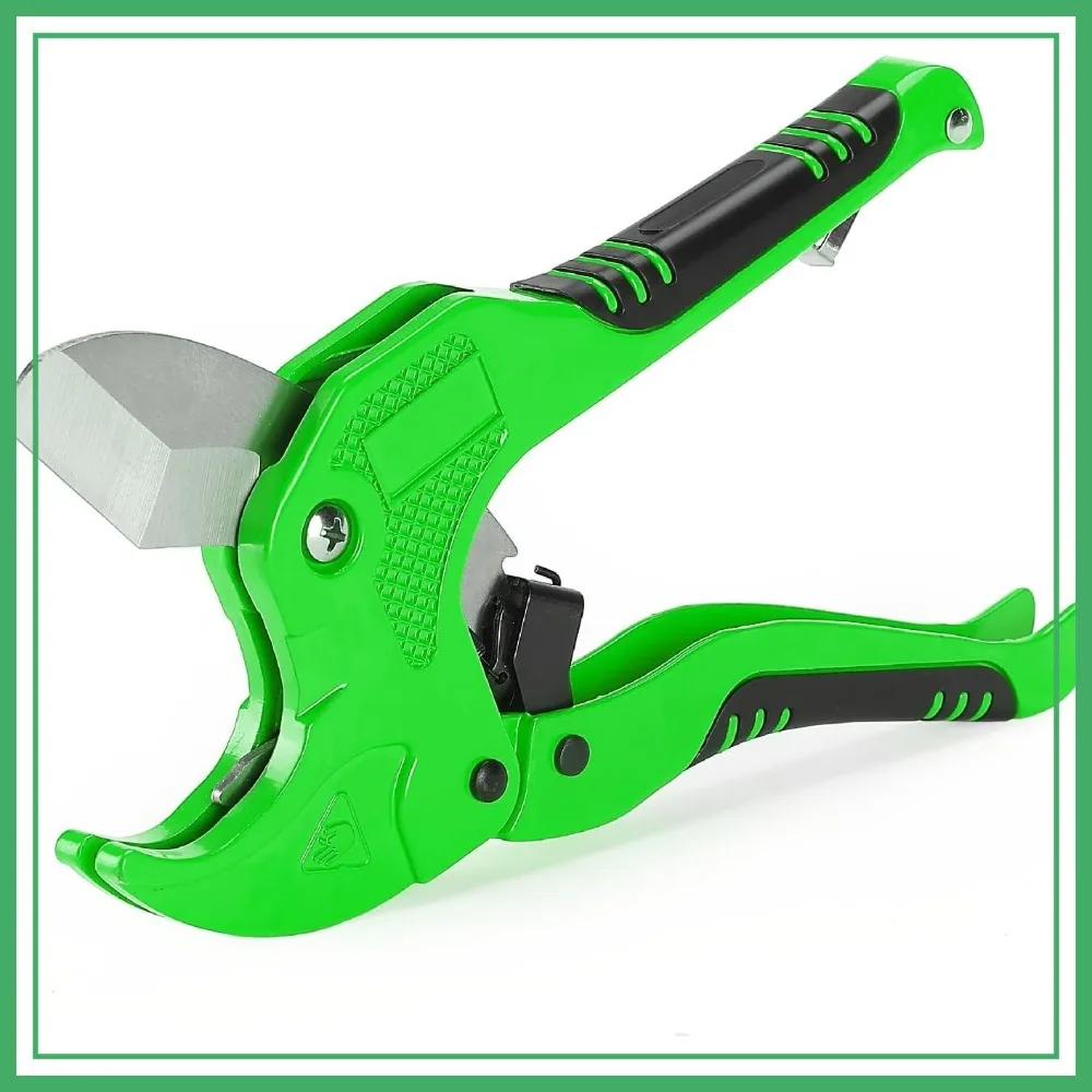 

PVC Pipe Cutter, Cuts up to 1-1/4", Ratcheting PVC Pipe Shears, Plastic Pipe Cutter, PEX Pipe Cutter, PVC Ratchet Cutter