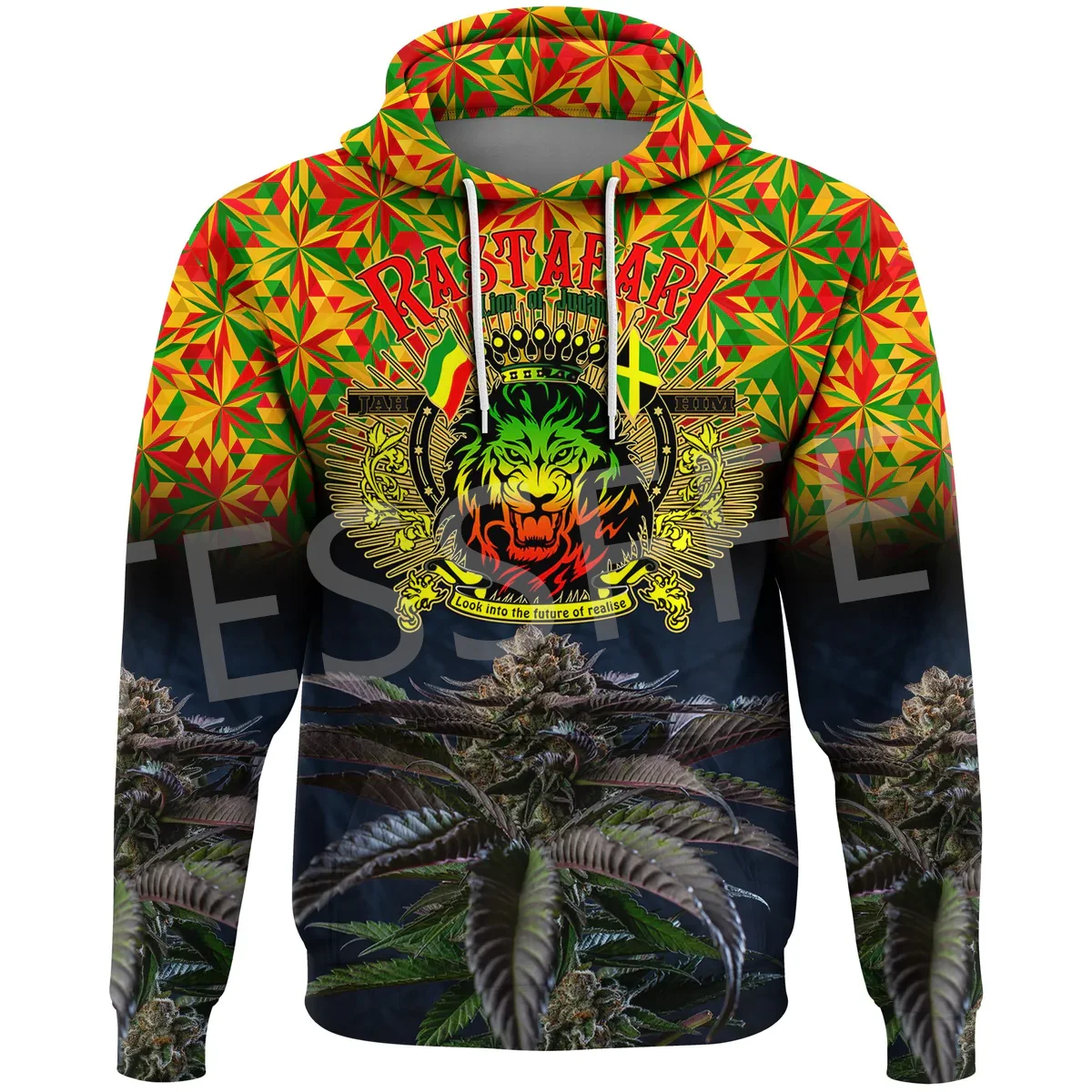 

NewFashion Africa Country Reggae Jamaica Lion Tattoo Colorful Retro Tracksuit 3DPrint Men/Women Casual Funny Pullover Hoodies X1