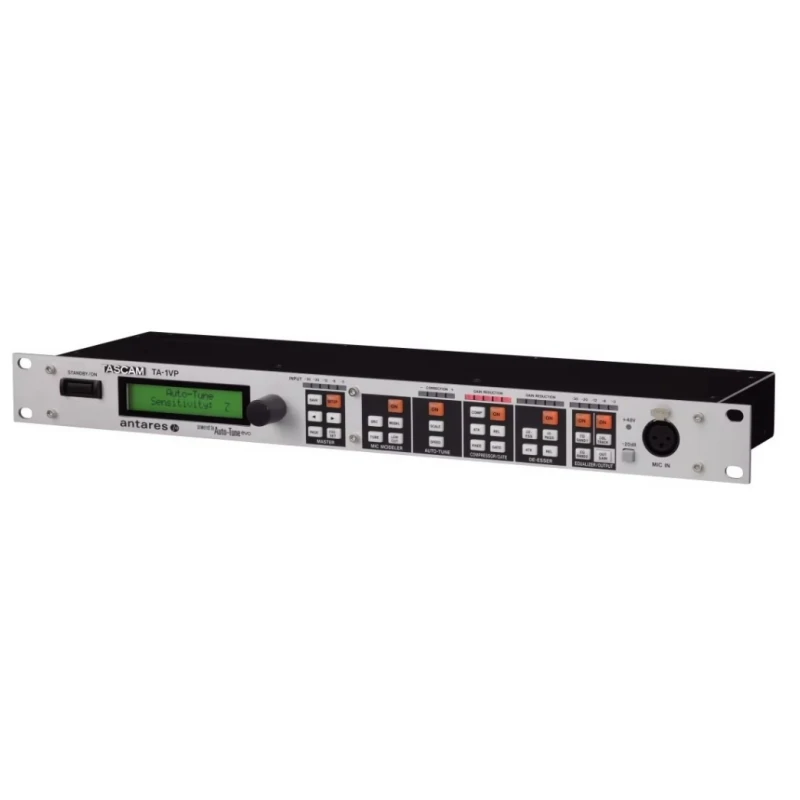 Tascam TA-1VP vocal processor with automatic mono or stereo double tracking and flexible parametric 2-band EQ for automated mixi