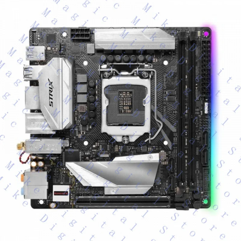 

H для ASUS ROG STRIX Z370-I игровая материнская плата Intel Z370 LGA1151 DDR4 Mini-ITX 1xM.2