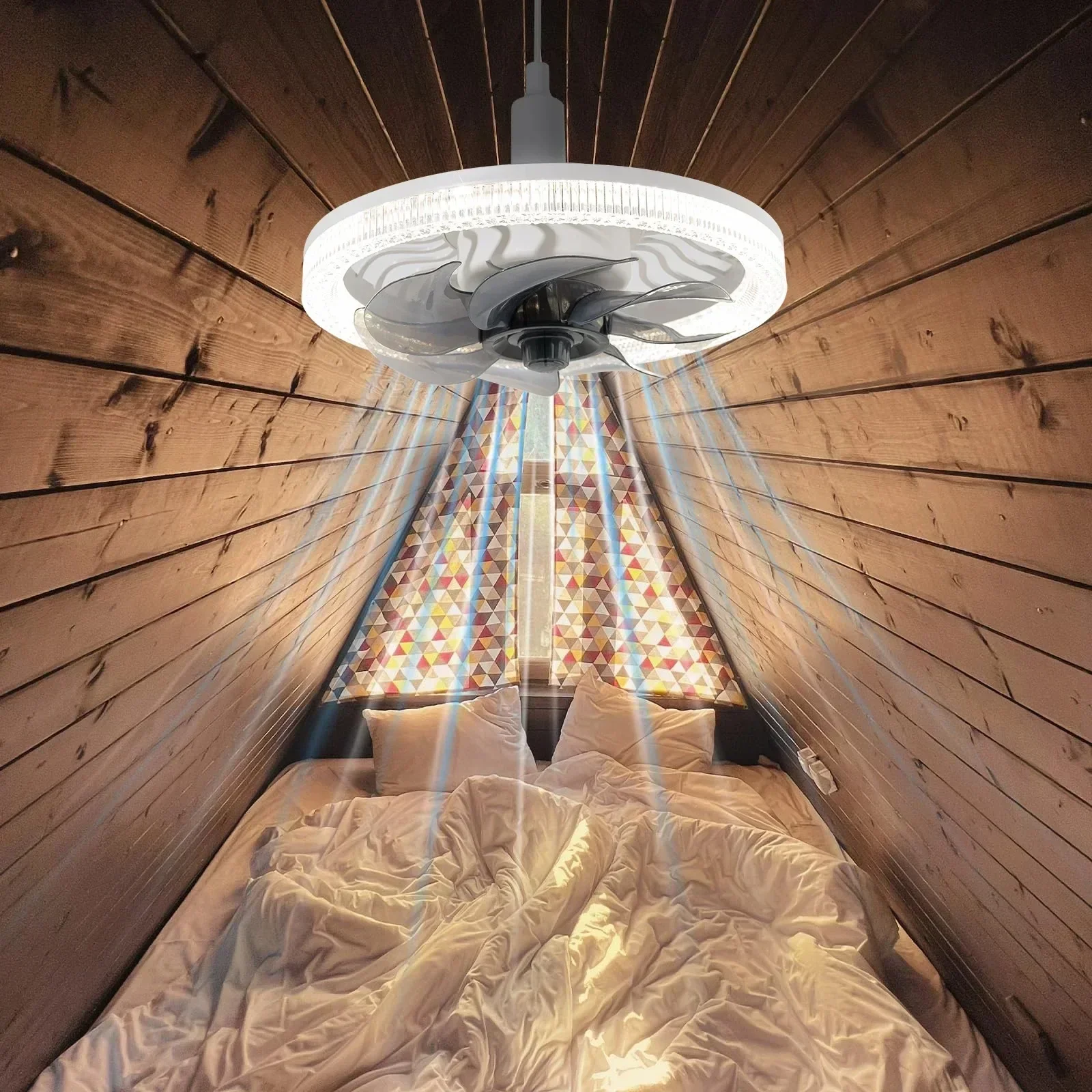 AC85-265V moderno e27 ventilador de teto com luz inteligente controle remoto ventilador elétrico motor silencioso lustre sala estar interior