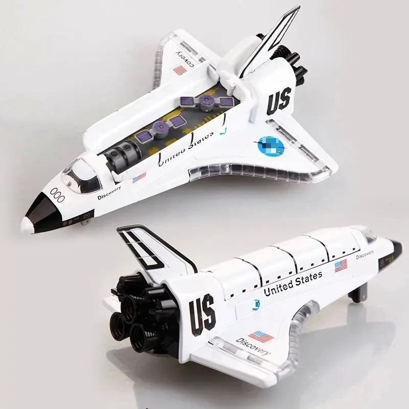 Mini Columbia OV-102 Space Shuttle Alloy Plane Diecast Model Toy Light And Sound navette collezione di simulazione regali giocattoli per bambini