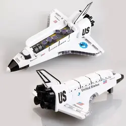 Mini Columbia OV-102 Space Shuttle Alloy Plane Diecast Model Toy Light And Sound Shuttles Simulation Collection Gifts Toys Kids