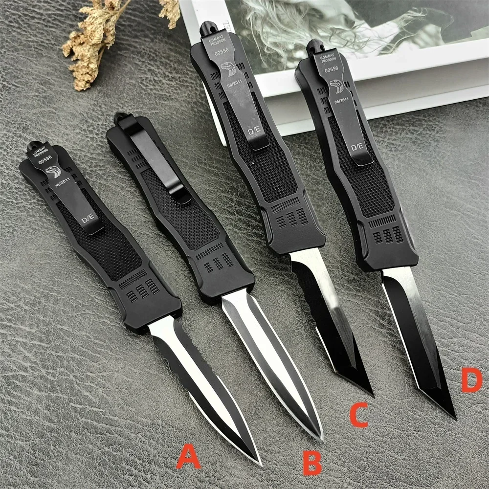 MICR 616t Combat Troo Pocket Knife 440C Blade Zinc Alloy Handle Tactical Gear Multi Knives Outdoor Camping Hunting EDC Tools