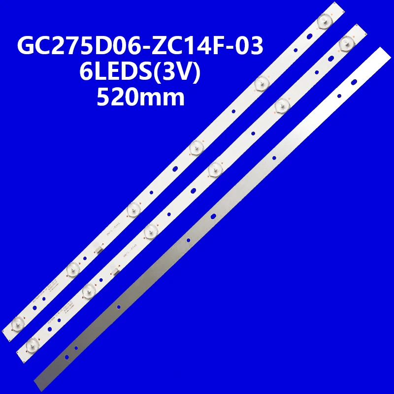 

LED strip for GC275D06-ZC14F-03 L28S620VBE LE28CT1000AU LE28CT2000AK LED28C3000 28PHF2056/T3 28E220E HV280WX2-270 303GC275031