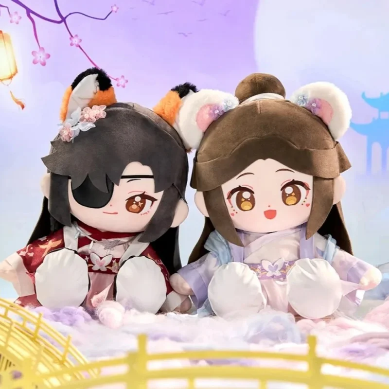 genuino-40-cm-tian-guan-ci-fu-hua-cheng-xie-lian-kawaii-bambola-soffice-anime-merchandise-regalo-giocattolo