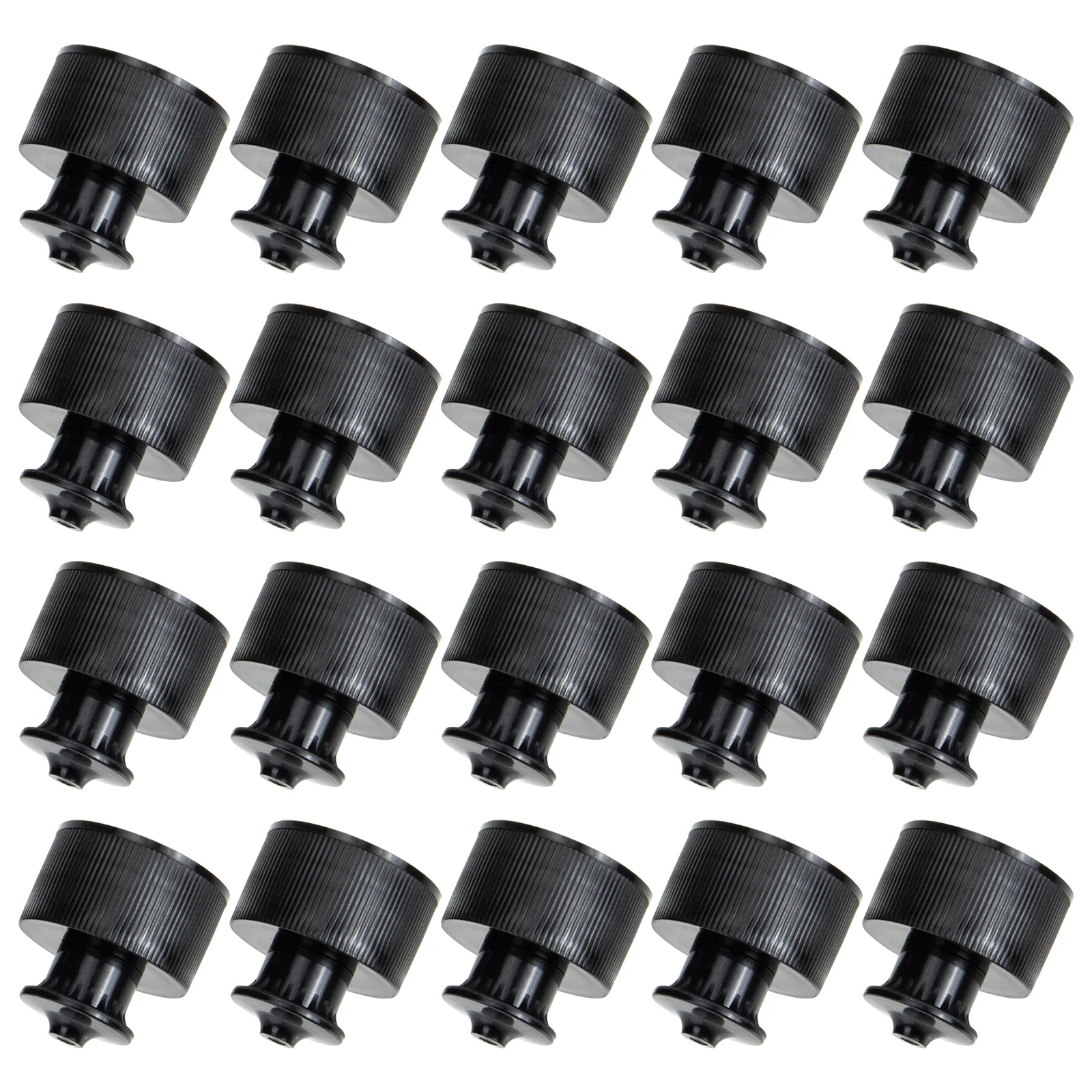 

20 Pcs Hand-pulled Mineral Push Replacement Caps Sealing Sports Bottle Lids Tops