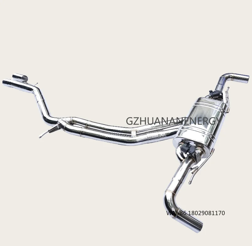 

Factory Price Catback Exhaust for Q8 3.0T Valvetronic Muffler Stainless Steel Exhaust Pipes System