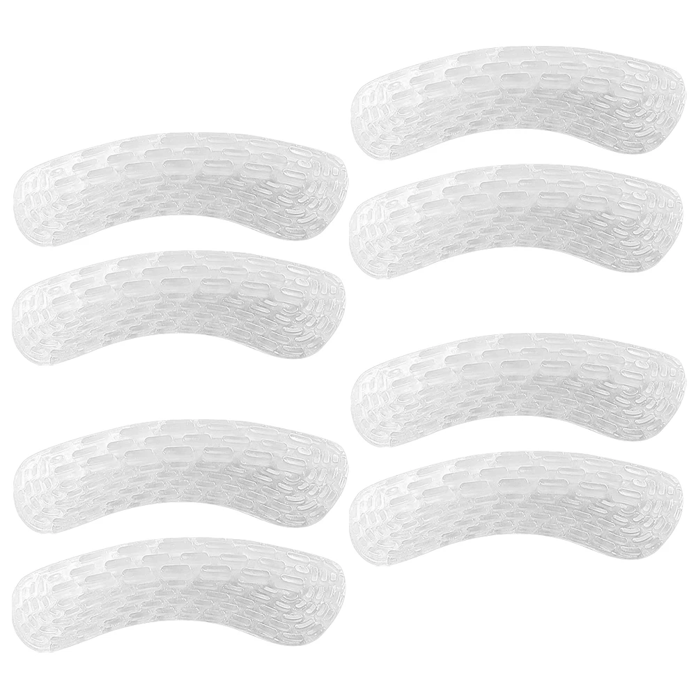 

8pcs 4 Pairs Breathable Anti-Slip Pads Anti-Wear Heel Liners For Women Comfortable Foot Protectors High-Heeled Shoes Inserts