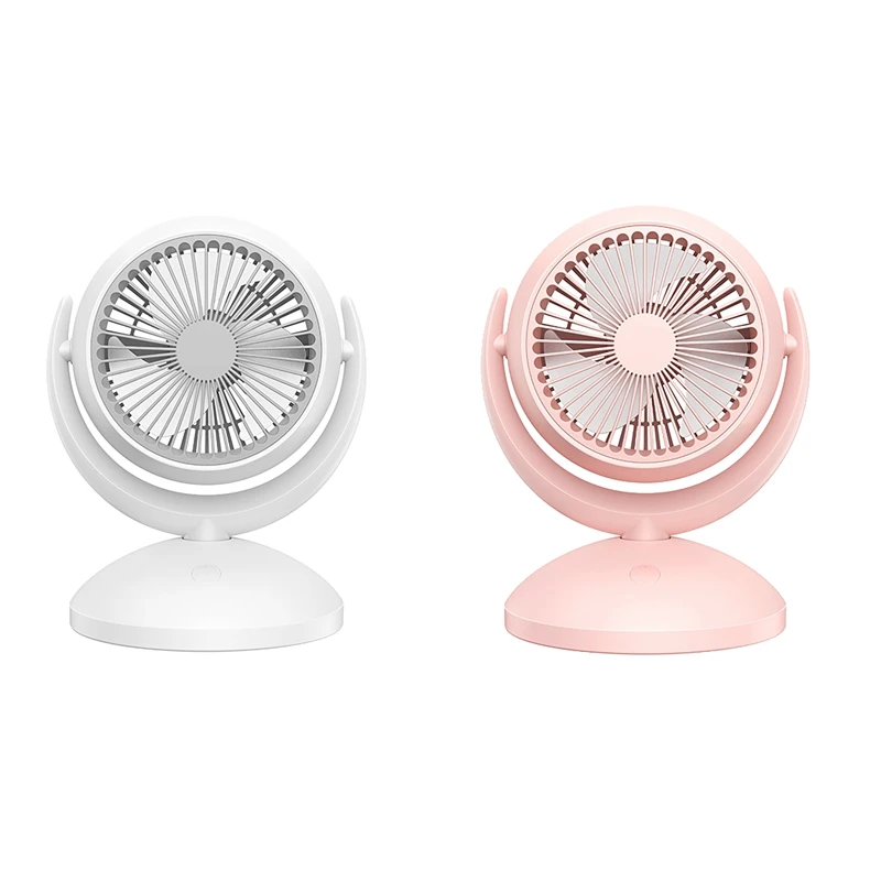 

Desktop Fan USB Rechargeable Mini Fan 4 Speed Adjustable Fan Portable Cooling Fan Handheld Fans For Home Office