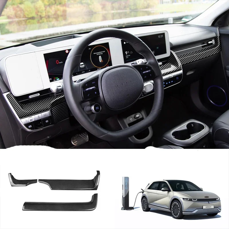 For Hyundai Aini Krypton IONIQ5 IONIQ 5 2022 2023 Interior Accessories Inner Door Bowl Cover Trim Window Swtich Cover Trim Frame